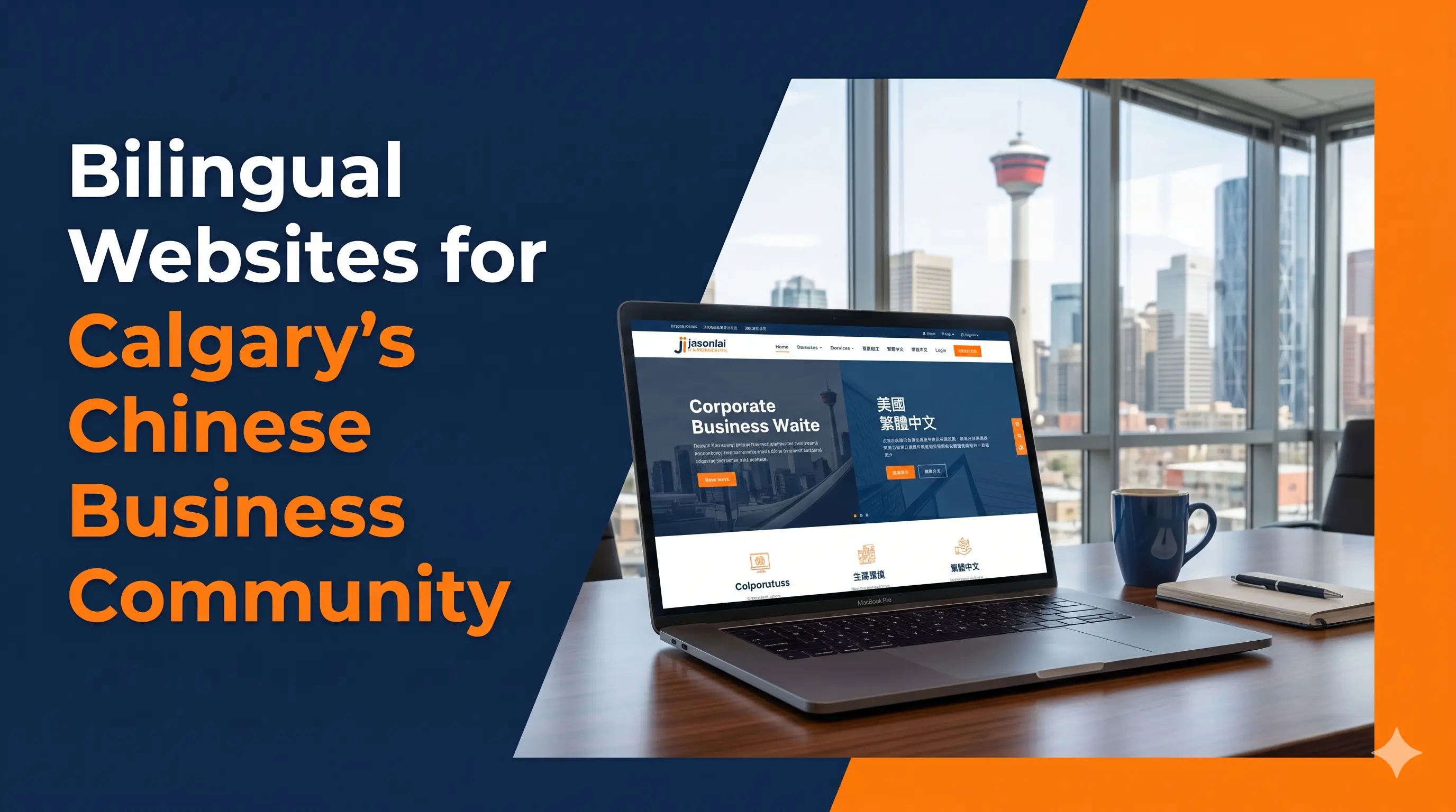 Bilingual Websites for Calgary's Chinese Business Community